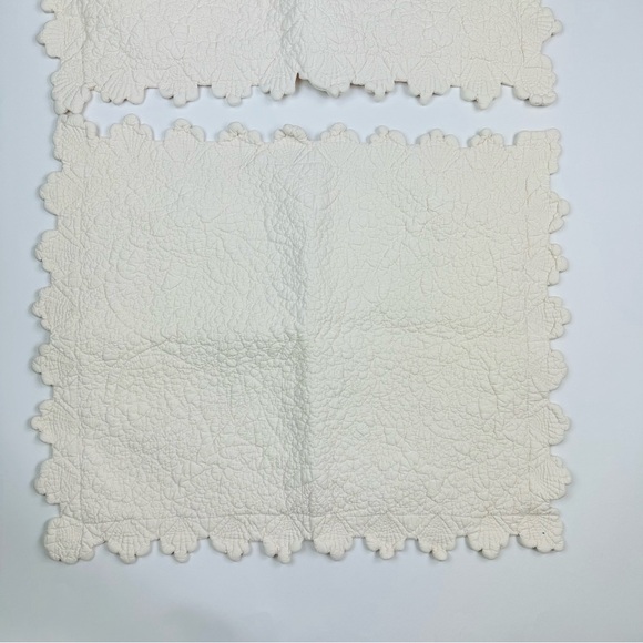 Linen Source Cotton Ivory Quilted Standard Pillow Sham - Picture 1 of 12
